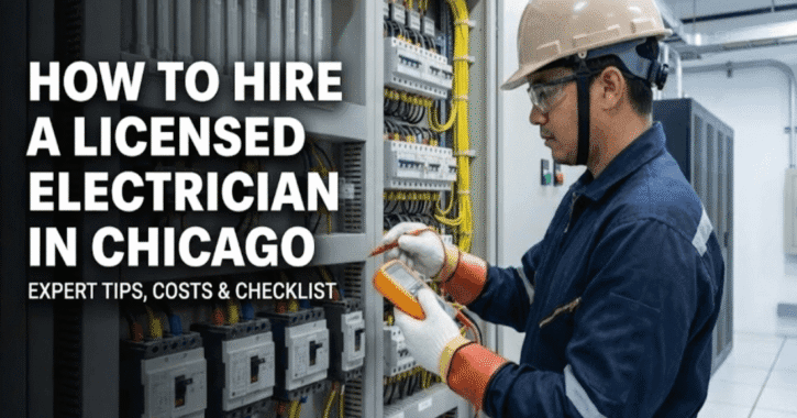 How to Hire a Licensed Electrician in Chicago 1 Licensed Electrician in Chicago